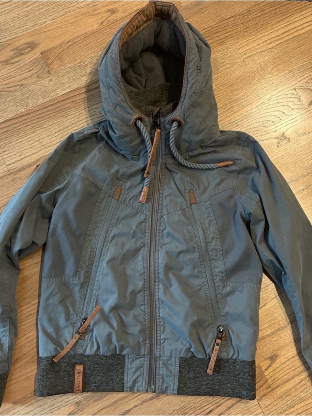 Naketano green moto jacket